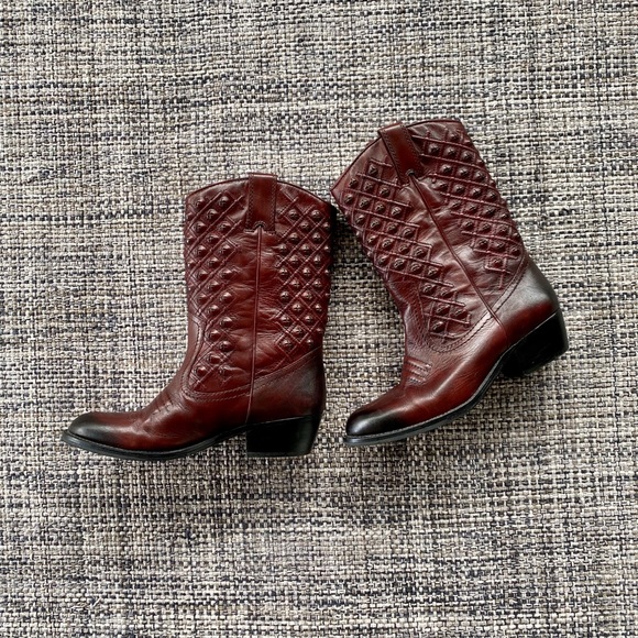 Lucky Brand Shoes - Lucky Brand Madonna Leather Western Style Boots